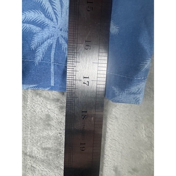 Tommy Bahama Mens XL Blue Palm Tree Ombre Swim Trunks 221-ST924734 - Picture 10 of 10